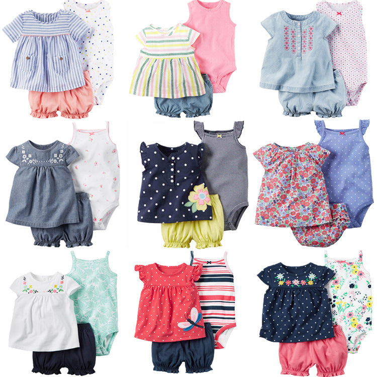 Baby Girl 3 Pieces Summer Set