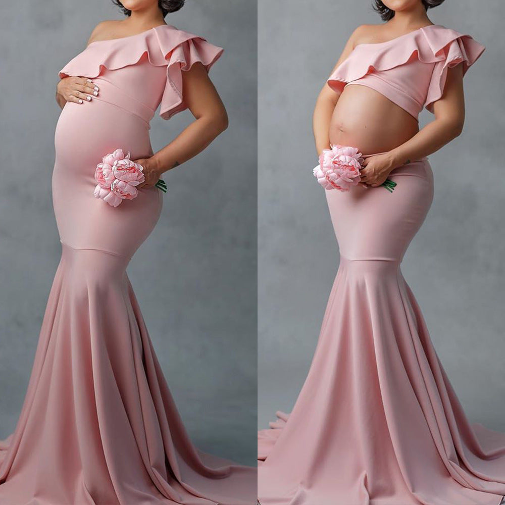 Sleeveless Long Dress For Pregnant Women