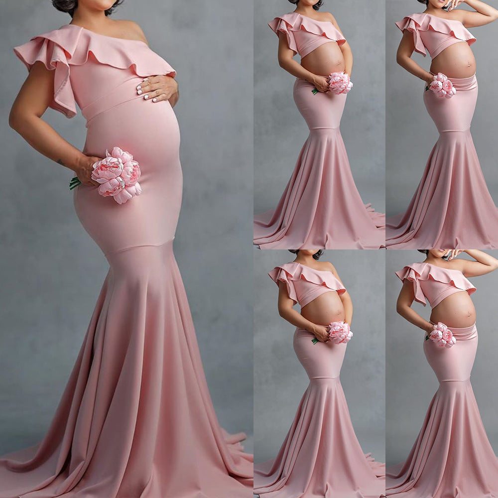 Sleeveless Long Dress For Pregnant Women