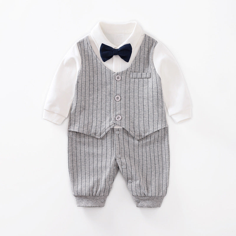 Boys Gentleman Spring And Autumn Jumpsuit