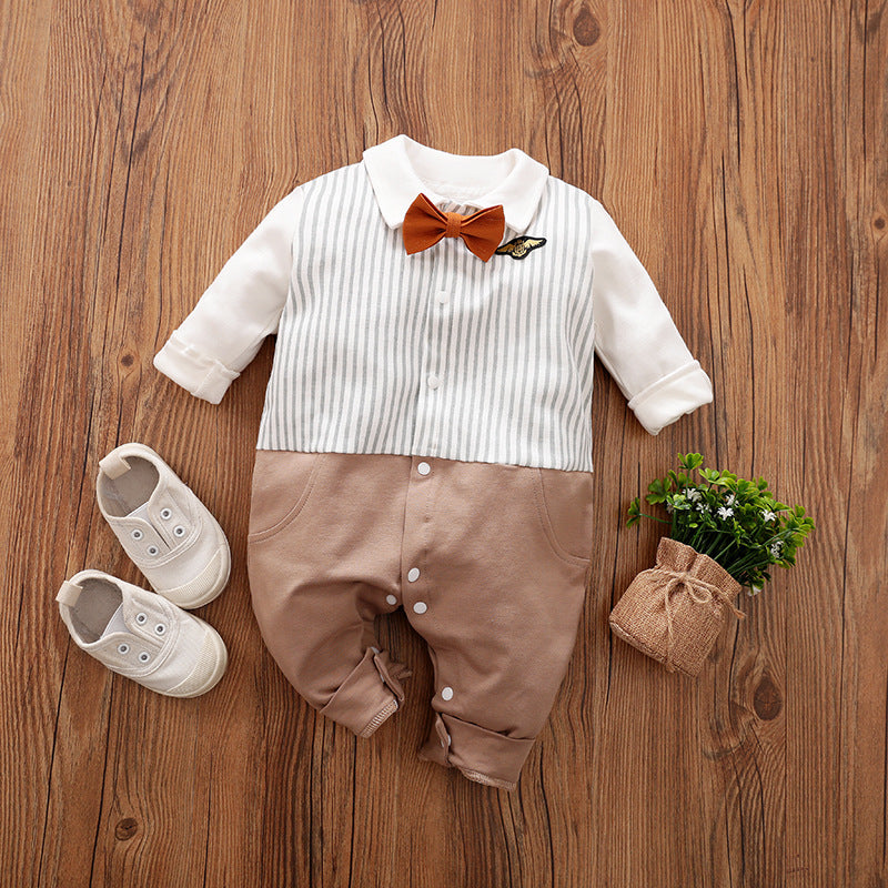 Boys Gentleman Spring And Autumn Jumpsuit