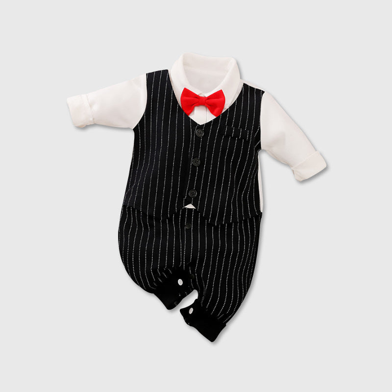 Boys Gentleman Spring And Autumn Jumpsuit