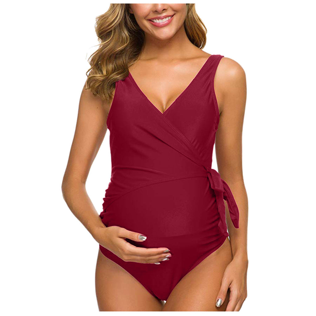 Pregnant Women Sexy One-Piece Swimwear