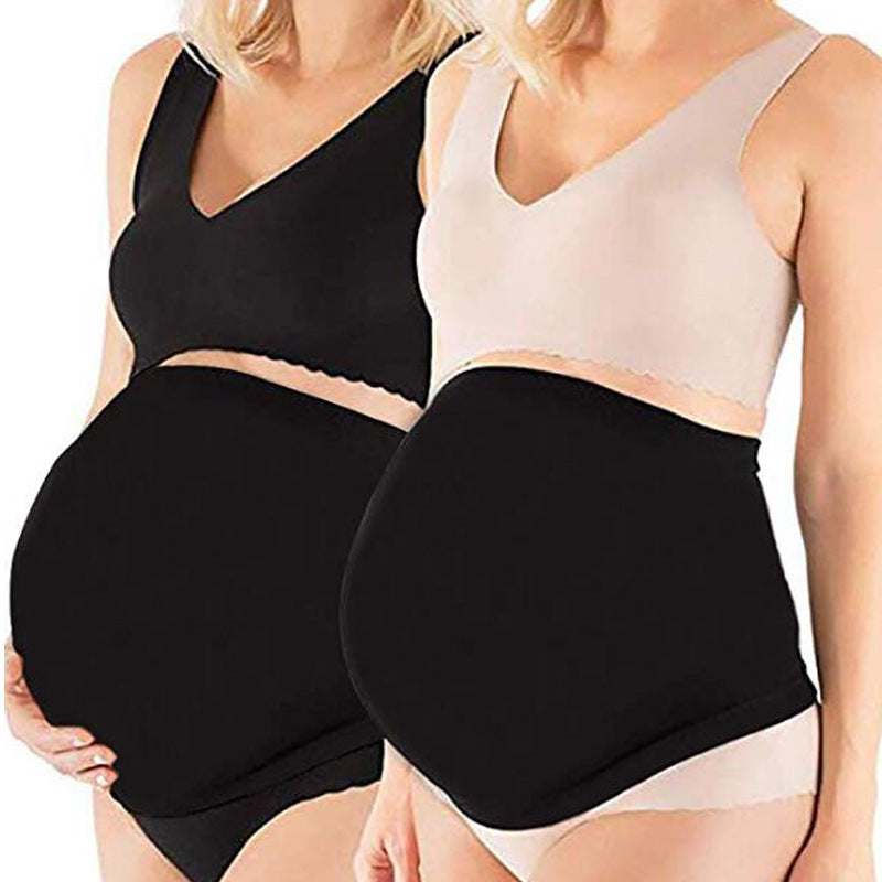 Seamless pregnant belly support