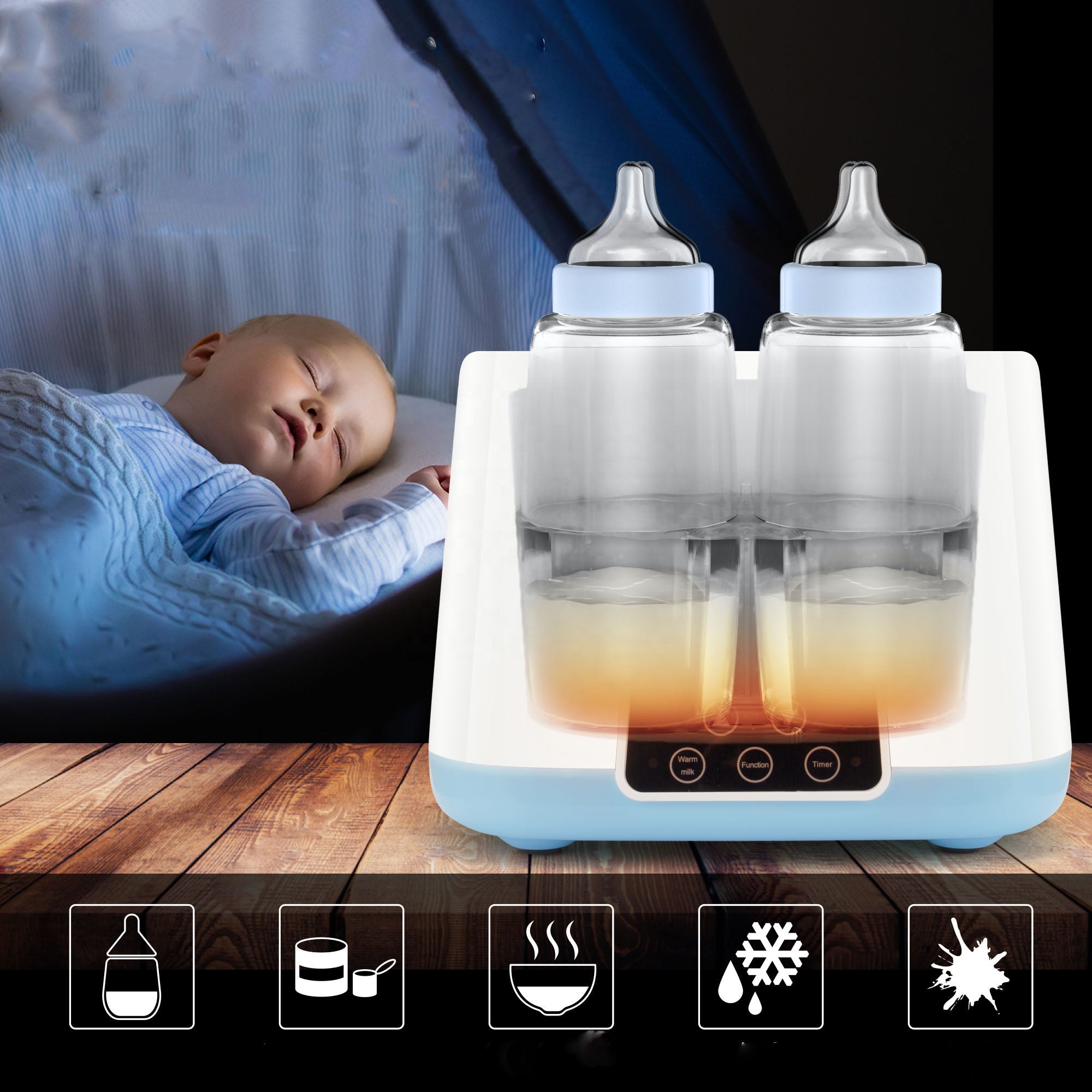 Baby Bottle Heating and Temprature Preservation Device