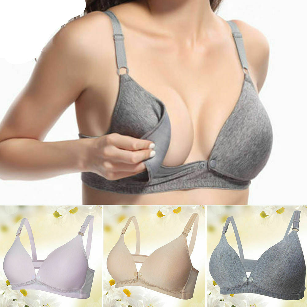 Thin Breastfeeding Bra No Steel Rings