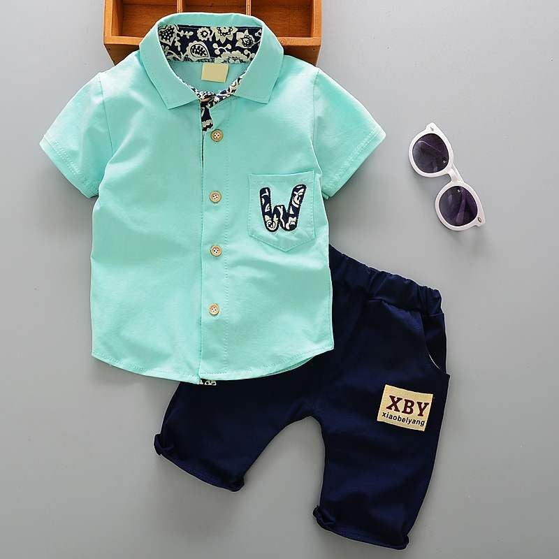 Boy's Short Sleeved  Summer Clothes