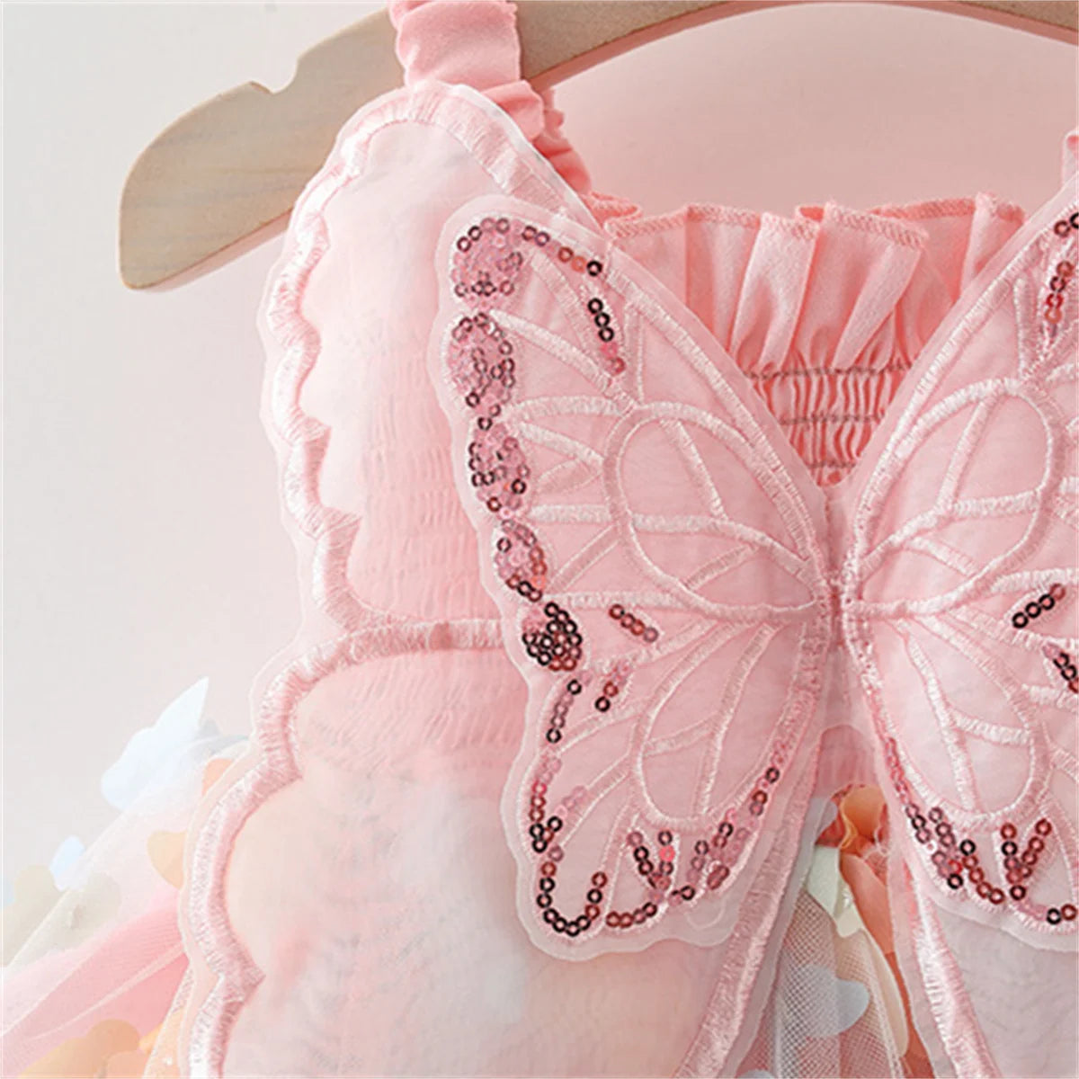 Girls' Princess Dress with Wings