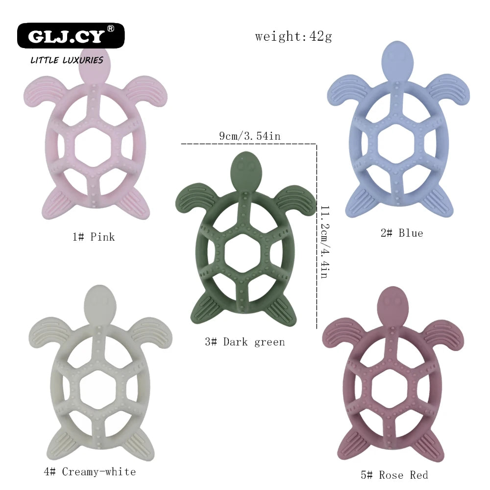 Silicone Turtle Teether