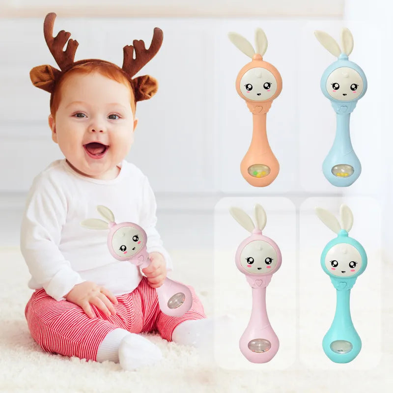 Baby Musical Teether Rattle Toy