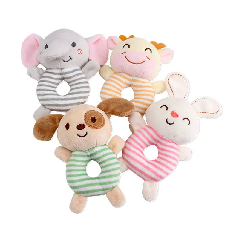 Baby Rattle Cartoon Stuffed Toy