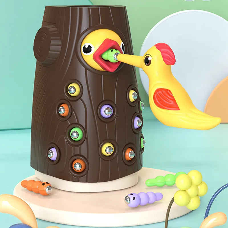 Montessori Woodpecker Toy