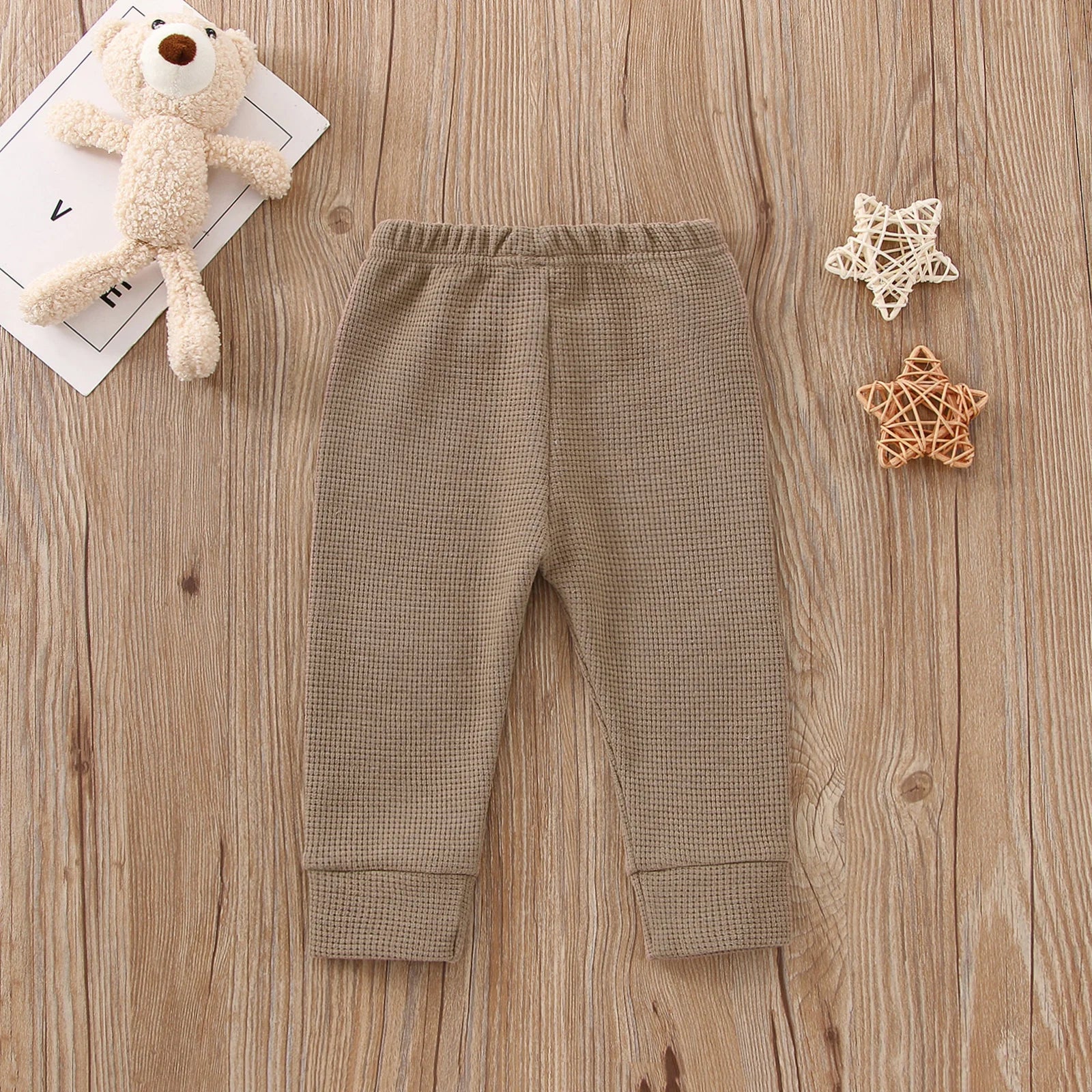 Knitted Cartoon Bear Pants