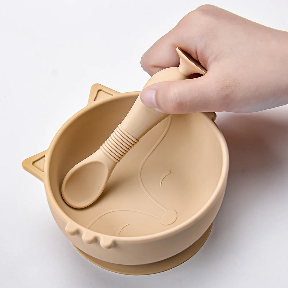 Silicone Baby Feeding Bowl