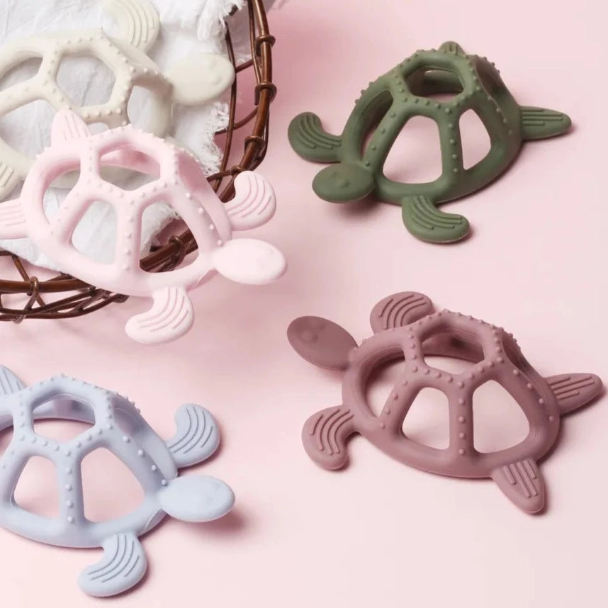 Silicone Turtle Teether