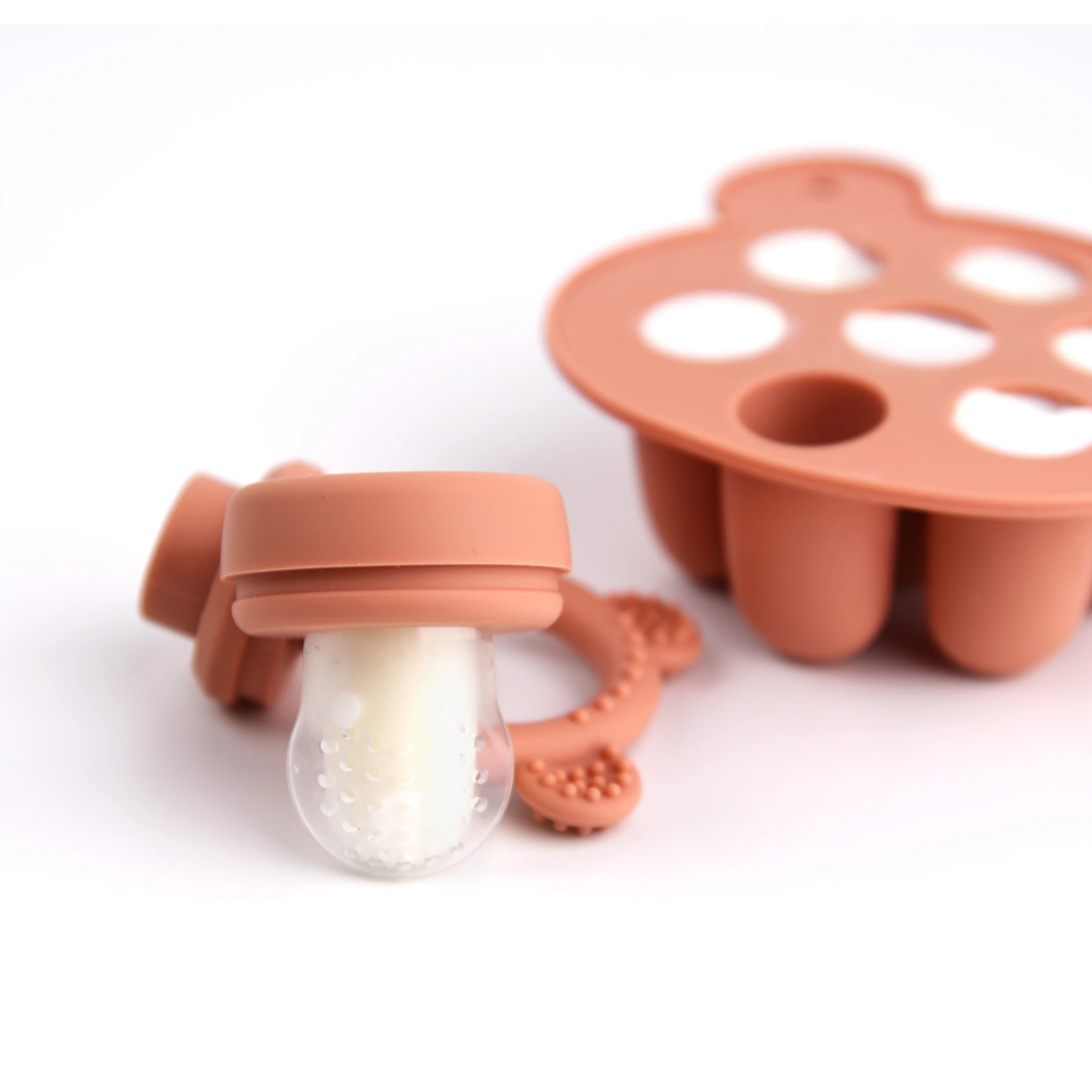 Silicone Fruit Feeder & Ice Mould Set