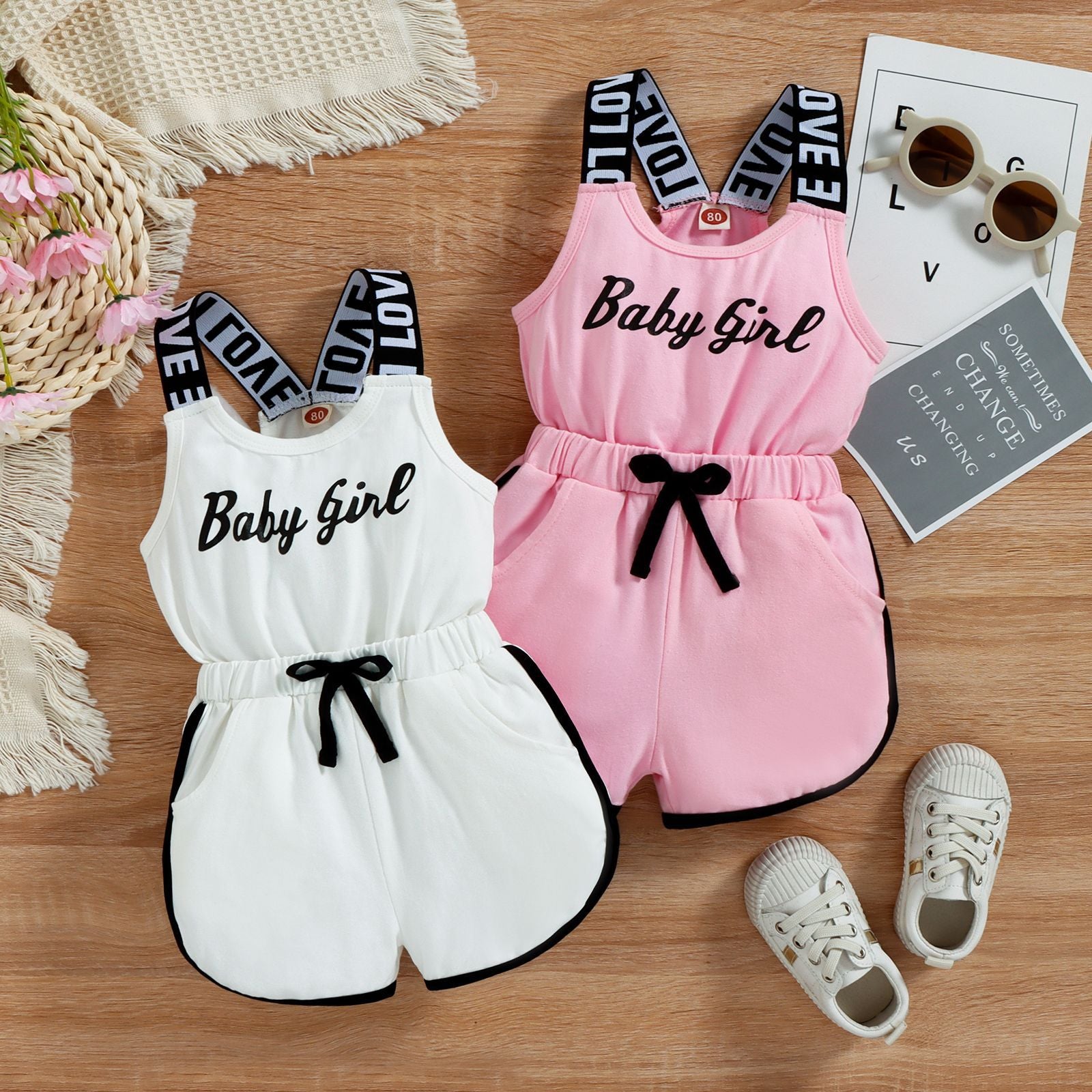 Baby Girl Sporty Romper